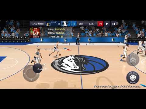 NBA Live mobile basketball jazz vs Dallas playoffs
