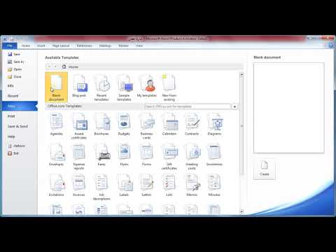 دروس تعلم برنامج الورد File tab in word