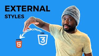 How to link CSS to HTML using External styles