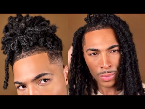 How to install faux distressed butterfly dreadlocks | Protective style 5c hair