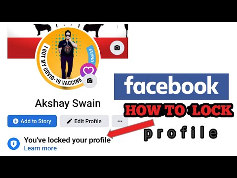 How to lock Facebook profile