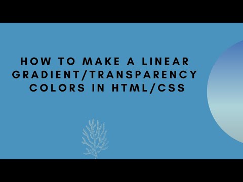How to make a linear Gradient Colors in HTML/CSS