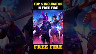 Top 5 Incubator In Free Fire 🤯 | Free Fire Incubator Bundle 😳 #shorts #short #freefire