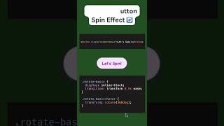 CSS Button Spin Hover Effect 🔄 | Easy CSS Animation Tutorial for Beginners #cssanimation #csshover