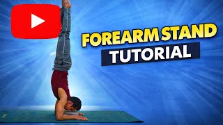 Master the Forearm Stand: Step-by-Step Guide with Wall Support,,,🧘