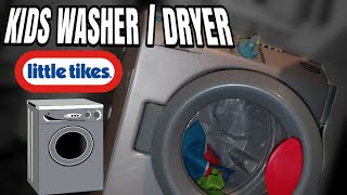 KIDS WASHING MACHINE! - Little Tikes First WASHER/DRYER (Pretend Play Series) - UNBOXING & REVIEW!