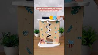 Ball Tracker #forkids #woodentoy #educationaltoys #learningmadefun #mazegame #Tracker #gifts #shorts