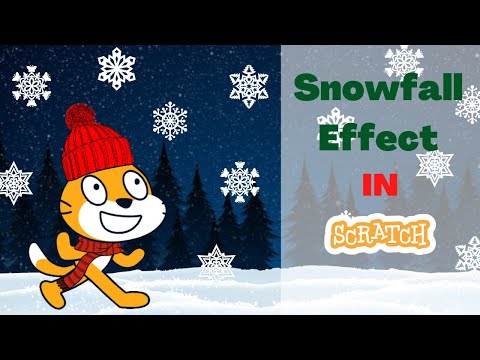 Snowfall Effect in Scratch 3.0 || Scratch Tutorial