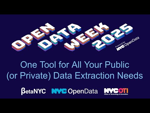 One Tool for All Your Public (or Private) Data Extraction Needs