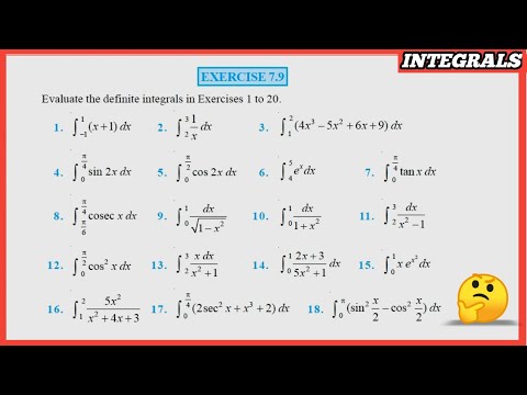 Class 12 Maths Chapter -7  Integrals : Exercise 7.9 solutions