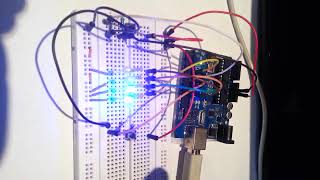 Physical Computing - Week 2 - 2xButton,4xLED