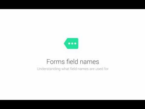Field Names in the Launchcloud Drag & Drop Form Designer