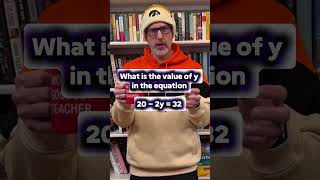 What is the value of Y in the equation?  #mathematics  #mathskills