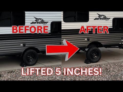 Over/Under Axle Conversion Lift Kit For Travel Trailer