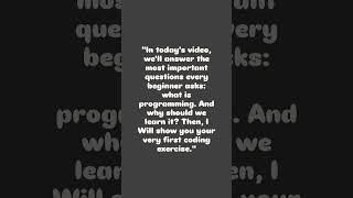 "Coding Explained Simply | Start Your Coding Journey Today 💻✨"r 2025