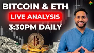 Live Bitcoin Trading  | BTC, ETH & Altcoins Action (20 JAN )-Delta exchange India