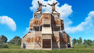 i lived in a solo chad base for a week in rust...