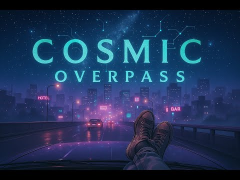 Synthwave music playlist 90 aesthetics | summer chill |  Cosmic Overpass