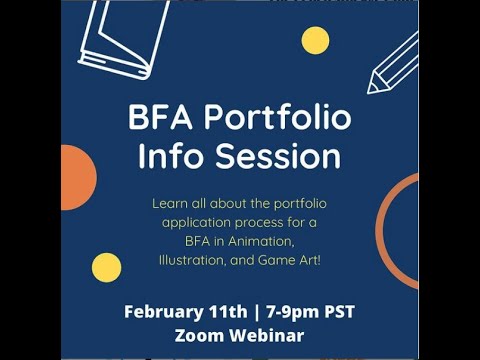 PMC: BFA Portfolio Info Event Spring 2021