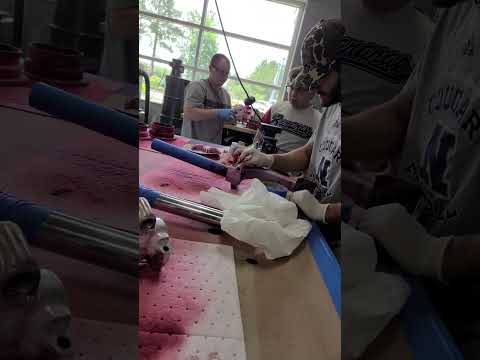 Landing Gear Dye Penetrant Prep #shorts
