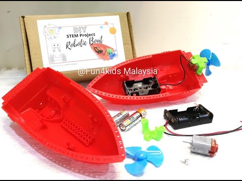 Science / STEM Activity | DIY Robotic Boat
