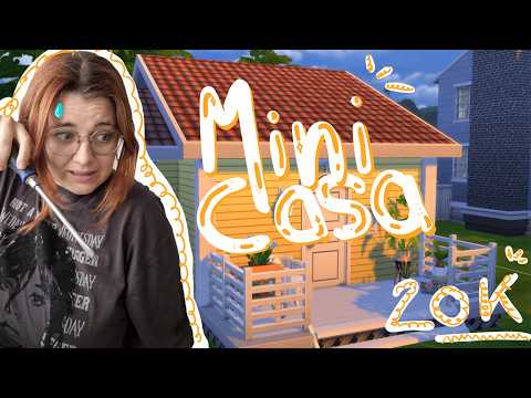 Hacemos una mini casa valorada en 20mil simoleones | RETOS SIMS 4