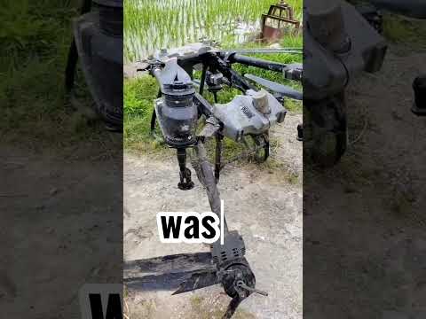 DJI T40 wasted #shorts #drone