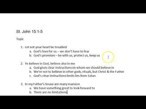 How to Prepare a Sermon Outline - Textual Sermon
