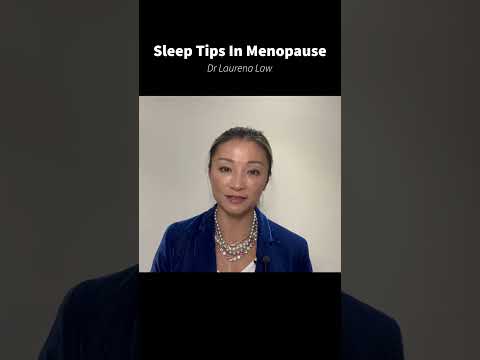 Sleep Tips In Menopause @Dr.LaurenaLaw #menopause #menopausesymptoms #menopauserelief #insomnia