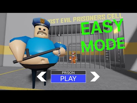 Roblox Barry’s Prison Run Story Obby EASY MODE - Walkthrough and Boss Battle #Roblox #obby #roblox