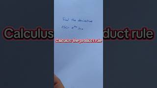 #calculus #productrule #derivatives #maths #stem #mathproblems