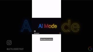 Will AI mode on Google replace traditional search?  #ai #google #technology #search #chatgpt