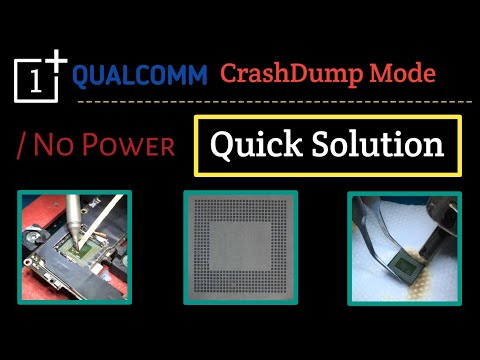 Qualcomm CrashDump Mode | /Dead No Power | Solution in ONEPLUS Smartphones 90%Working This Matherd