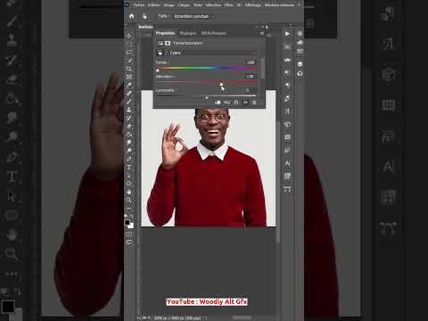 Changer la couleur d’un T-Shirt d’une personne sur #photoshop #tuto