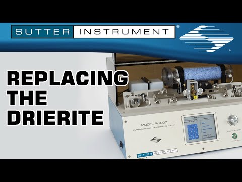 Replacing the Drierite