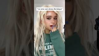 OMG it’s IMPOSSIBLE to draw Zendaya😭 ?! | JULIA GISELLA