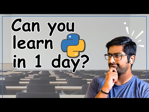 Can you learn python in 1 day?