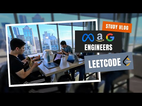 study vlog: leetcode with me