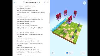 Art of the Array - Swift Playgrounds Learn to Code 2 with Explanation