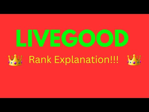 Livegood Review: Rank Explanation