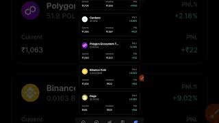My Crypto Investment Portfolio Update 16 July '25 💰🚀 #shorts #cryptoportfolio #sip #investing #short