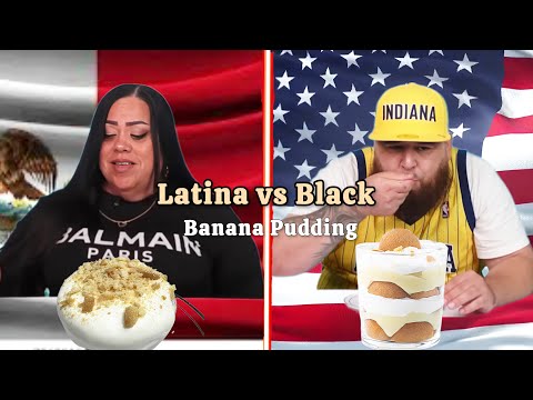 🍌 Latina vs Black Banana Pudding | Who Made It Best?! 🔥😂