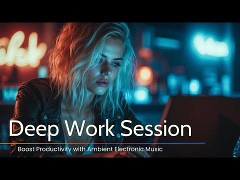 Deep Work Session ~ Boost Productivity with Ambient Electronic Music ~ Pure Focus Zone