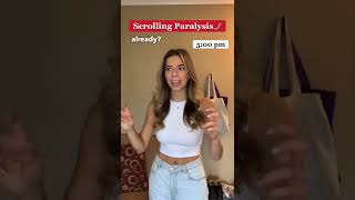 Scrolling Paralysis 🤳 #shorts #adhd