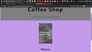 Small Business Website using HTML, CSS and JavaScript