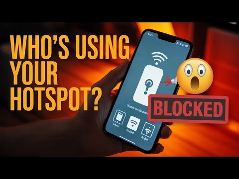 Stop Unknown Devices Using Your Hotspot! (No App Needed)