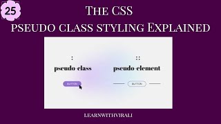 Episode 25: Unlocking the Magic of CSS Pseudo Classes in 3 minutes! #ultimateguide #css #class