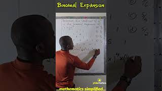 Using Pascals triangle to find the coefficient of a Binomial Expansion