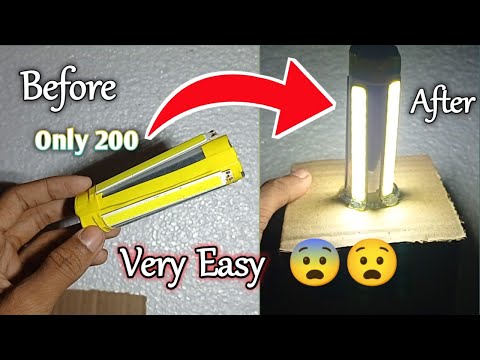 How to make a brightest emergency charger light at home...... Very easy..