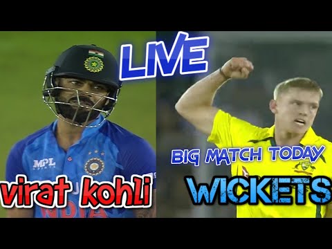 virat kohli wicket today live match india va australia big moment in Australia